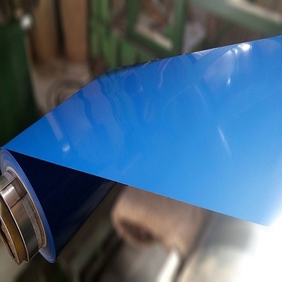O material de construção Prepainted o calibre superior 25um da pintura 24 da bobina de aço do Galvalume