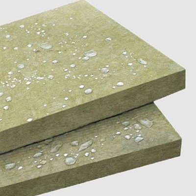 Placa de lãs de rocha da forma do retângulo para a isolação térmica de parede exterior
