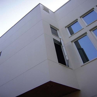 parede de exterior à prova de fogo do telhado da placa do cimento da fibra da espessura de 4mm