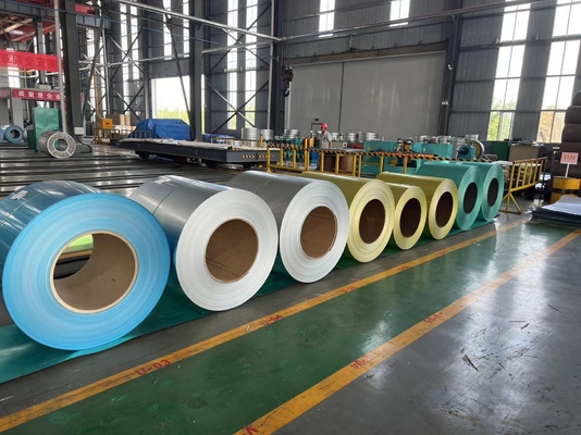 PPGI revestido galvanizou a bobina de aço para a fatia 600 - 1250mm do aquecimento central