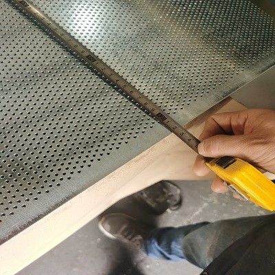 0.2mm - 1mm galvanizou metal perfurado Mesh Plate For Decoration