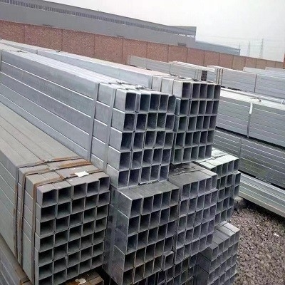 Uma programação 40 de 4 polegadas galvanizou a estrutura quadrada da construção da tubulação