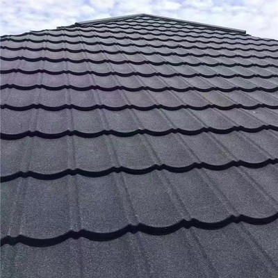 Telha/folhas de aço revestido de pedra de 1340 mm x 420 mm para casa