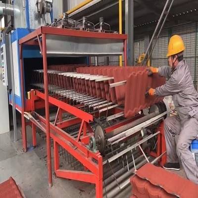 da pedra bond da cor da telha de 0.3mm o telhado revestido do metal telha a folha ondulada galvanizada