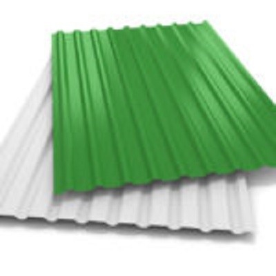 0,2 X 914 mm Chapa Ondulada de Aço Galvanizado Placa Verde