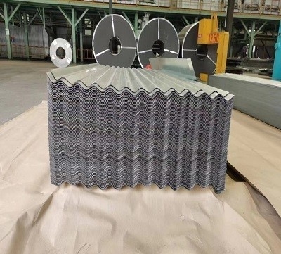 Chapas de aço onduladas de 0,3 mm de espessura Folha de telhado de zinco galvanizado