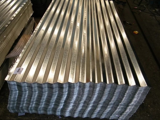 Dx51d Z100 SGCC Chapa de aço galvanizado Chapa de ferro ondulado Zinco Metal para telhado