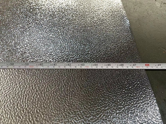 Bobina de alumínio em relevo laminada a frio ASTM ASME 0,12 mm - 1,2 mm para geladeira