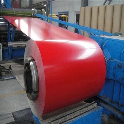 A cor vermelha Prepainted a bobina de aço do Galvalume para telhar o PE PVDF SMP G550 AZ70