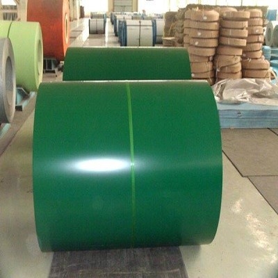 Bobina de aço Prepainted 0.5mm verde SGCC duro completo do Galvalume da cor 0.4mm para o telhado