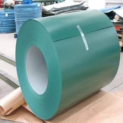 Bobina de aço Prepainted 0.5mm verde SGCC duro completo do Galvalume da cor 0.4mm para o telhado