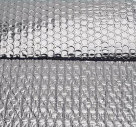 Material de isolação térmica da folha da bolha de Alu do metal para única/bolha dobro da construção