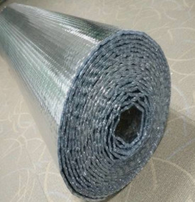 Material de isolação térmica da folha da bolha de Alu do metal para única/bolha dobro da construção