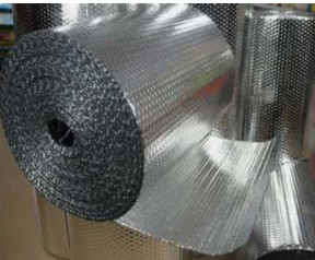 Material de isolação térmica da folha da bolha de Alu do metal para única/bolha dobro da construção