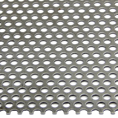 Metal redondo Mesh Aluminum Perforated Sheet espessura de 0,5 - de 10mm