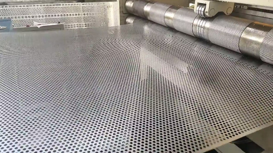 Metal redondo Mesh Aluminum Perforated Sheet espessura de 0,5 - de 10mm