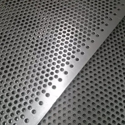 Metal redondo Mesh Aluminum Perforated Sheet espessura de 0,5 - de 10mm