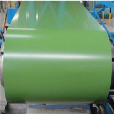 Ppgi / Ppgl Pre Painted Galvalume Coils 1250mm - 1500mm Width G550 Pea Green