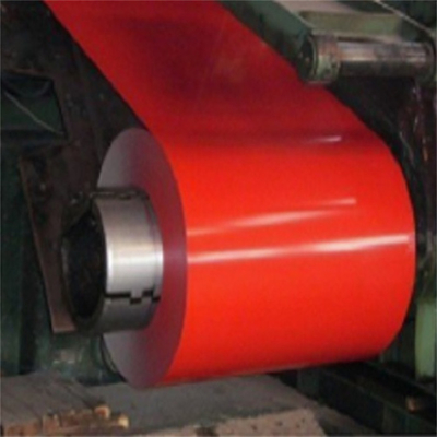 bobina de aço Prepainted vermelha do Galvalume da espessura de 0.48mm para telhar G550 AZ120
