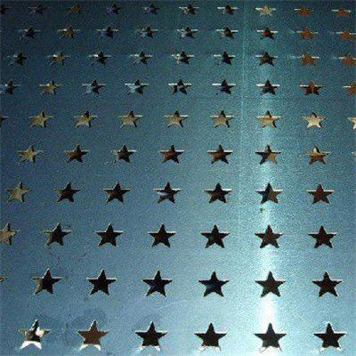 Distância 6 mm folha de alumínio perfurado