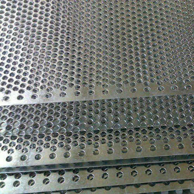 a placa do perfurador de φ2-6mm/folha perfurada galvanizou a prata material
