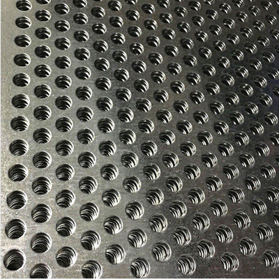 a placa do perfurador de φ2-6mm/folha perfurada galvanizou a prata material