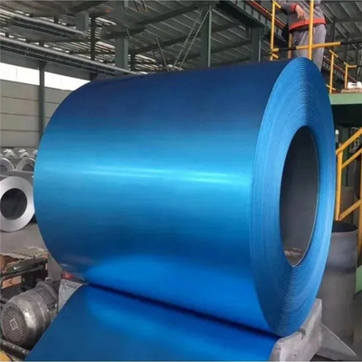SGLCC 55% Blue Galvalume Steel Coil Az70 G550 Anti-Finger Regular Spangle