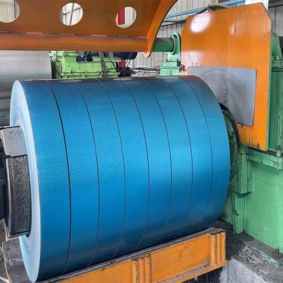 SGLCC 55% Blue Galvalume Steel Coil Az70 G550 Anti-Finger Regular Spangle
