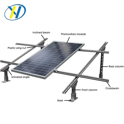 Suporte solar para carport galvanizado / aço em forma de C / aço em forma de U