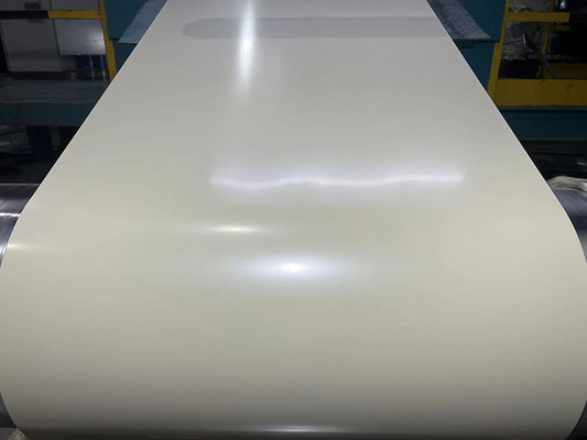 Bobina revestida de cor bobina de aço galvalume pré-pintada DC51D + AZ80 Cereja vermelho e branco