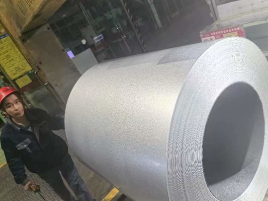 JISG3322 G550 bobinas de aço galvalume laminadas a frio 600 mm - 1500 mm Largura