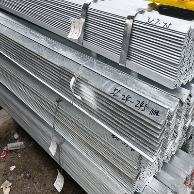 Ángulos e canais de aço galvanizado a quente revestimento de zinco 20-30uM