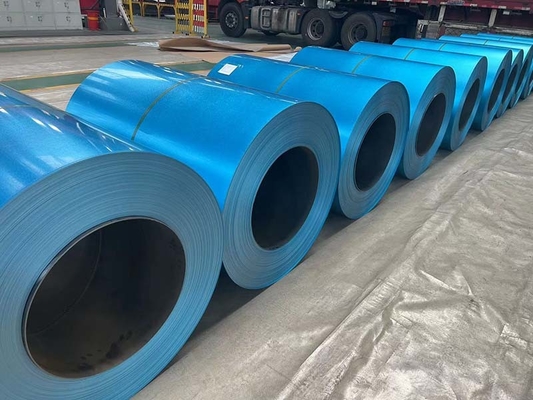 SGLCC azul Galvalume Coil de aço com tratamento anti-impressão digital para telhado