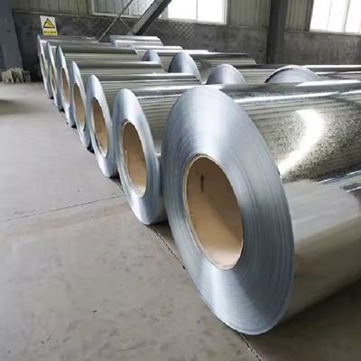 Bobinas de aço galvanizado por imersão a quente DX51D DX52D, tira de metal para construção