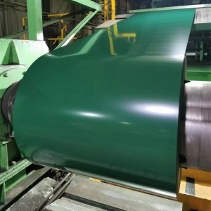 Bobina de aço Galvalume pré-pintada ASTM A755 com revestimento PVDF para telhados e revestimentos