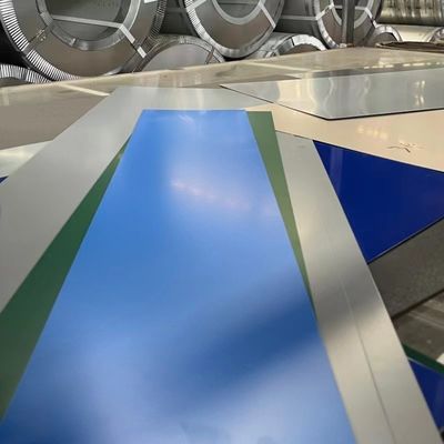 Bobina de aço galvanizado pré-pintada de 0,45 mm para aplicações industriais e solares