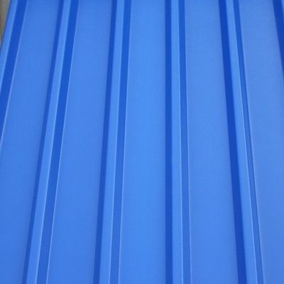 A cor azul de G550 680mm revestiu o telhado de aço Prepainted da bobina do galvalume