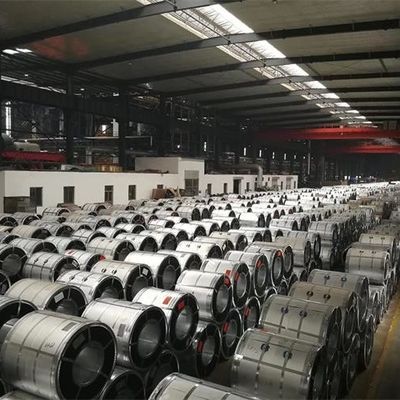 O material de construção 1219mm galvanizou a bobina de aço 0.11mm