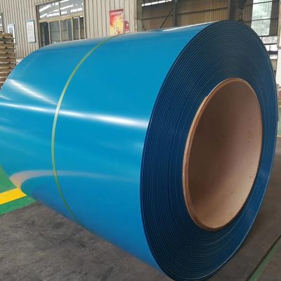 folha de aço Prepainted 914mm da bobina do Galvalume para a porta do obturador do rolo