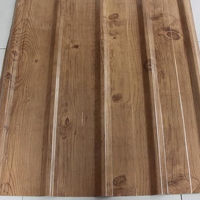 Chapa de aço Pre-pintada de madeira do Galvalume de 508MM na bobina de aço CGCH da bobina PPGL
