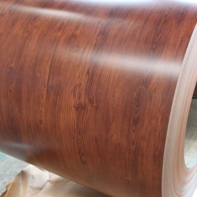 Chapa de aço Pre-pintada de madeira do Galvalume de 508MM na bobina de aço CGCH da bobina PPGL
