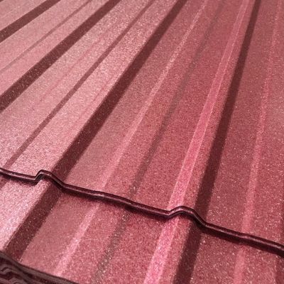 Bobina de aço DX51D de AZ150 914mm Matte Pre-Painted Galvalume PPGL