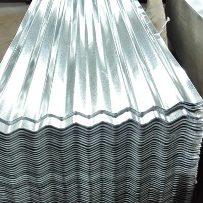 Folhas onduladas SGLCC G550 do Galvalume de JIS G3312 55%, G450
