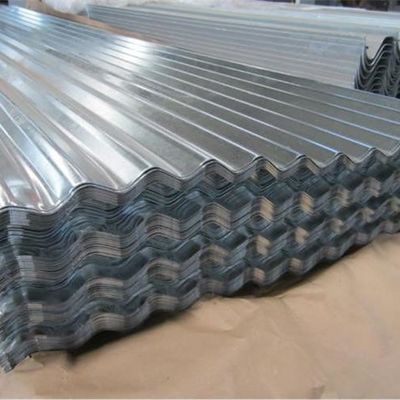 Folhas onduladas SGLCC G550 do Galvalume de JIS G3312 55%, G450