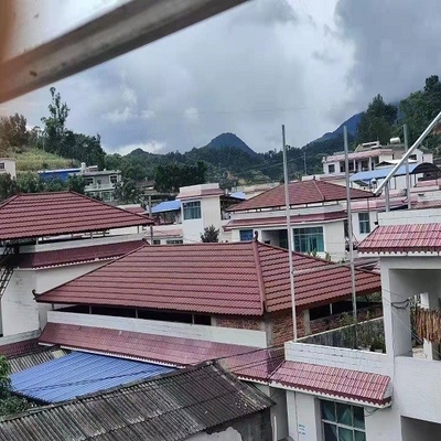 A cor de SGCC Aluzinc revestiu cor ondulada de Ral das chapas de aço