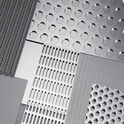 espessura Diamond Hexagonal Aluminum Perforated Sheet de 4mm decorativo