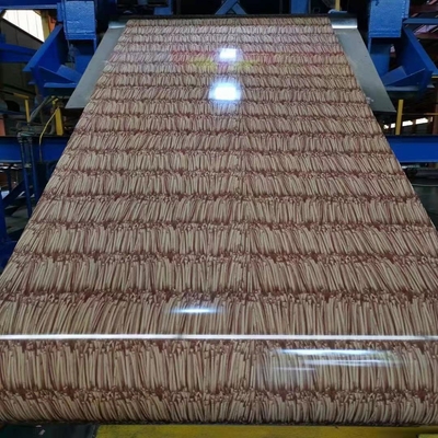 A cor laminada revestiu a bobina de aço de PPGL galvanizou a folha