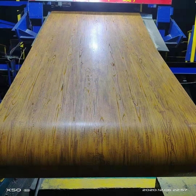 610MM Prepainted a bobina de aço galvanizada de PPGL para a porta do obturador do rolo