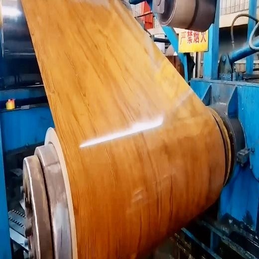 a grão de madeira de 914mm Prepainted o Galvalume que a bobina de aço para fazer a tira fria soldou as tubulações