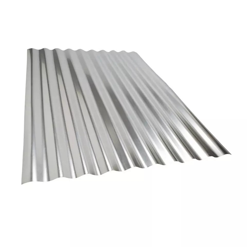 Dx51d Z100 SGCC Chapa de aço galvanizado Chapa de ferro ondulado Zinco Metal para telhado